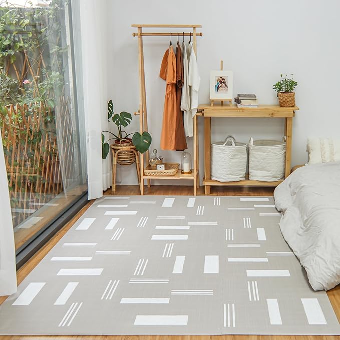 Baby Play Mat for Floor - Nira (6x6ft) - Premium EVA Foam Play Mat for Babies & Toddlers (Ages 0-5+) - Non-Toxic Playmat for Tummy Time, Crawling & Playroom - Stylish & Comfortable