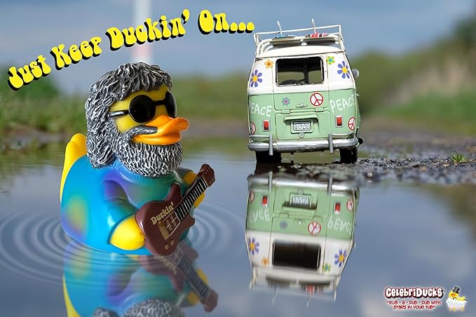 CelebriDucks - Duckin' - Floating Rubber Ducks - Collectible Bath Toy Gift for Kids & Adults of All Ages