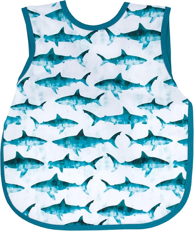 BapronBaby Animal Prints Bapron - No Neck Tie Safer Bib - Baby & Toddler - Soft Waterproof - PVC, BPA & Phthalate Free - 6m+