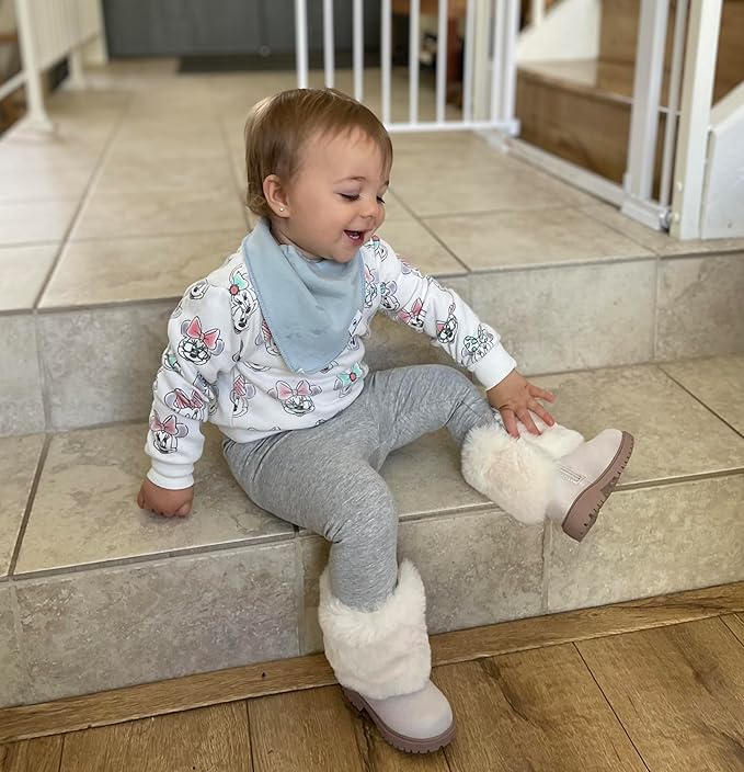 DiaperSquad's Baby Bibs for Drooling and Teething, Bibs for Boys, Baby Girl - Solid Cotton Baby Drool Bibs