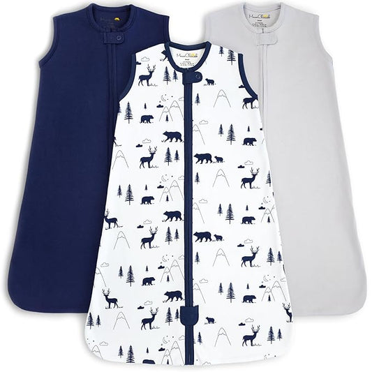 Mama Cheetah Baby Sleep Sack 0.5 TOG, Organic Cotton Baby Wearable Blanket with Two-Way Zipper, Swaddle Transition Baby Sleeping Bag for Newborn Infant Toddler Boy Girl, 18-24 Months