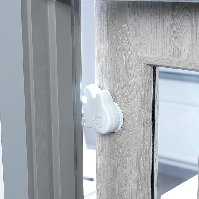 Happy Hands Anti Slam Child Door Safety Finger Trap Stoppers - 2 Pack … (White)