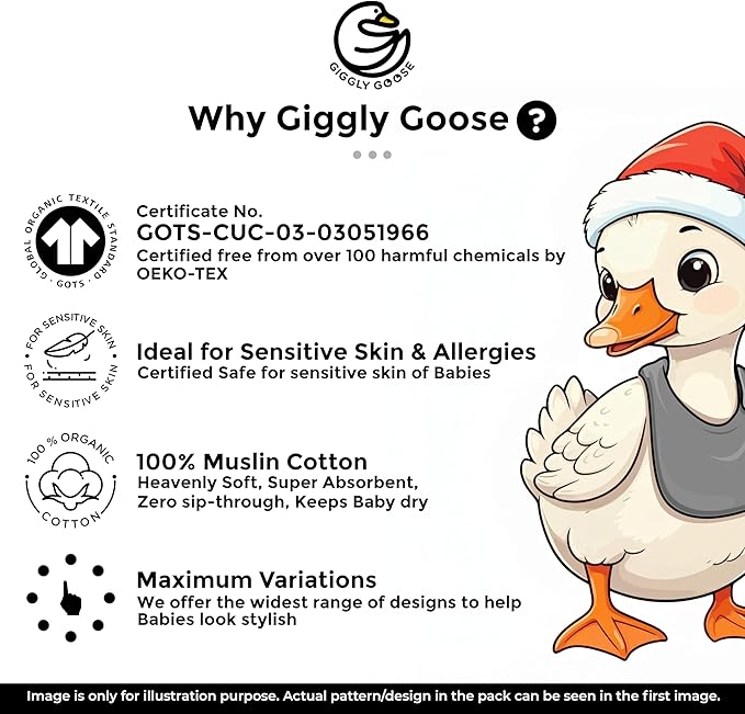 Premium Baby Bibs – 3 Pack for Boys & Girls | Natural Cotton, Super Absorbent Drool & Teething Bibs with Adjustable Snaps - White Bandana Bibs