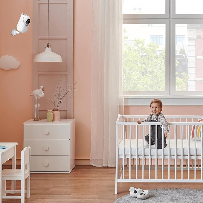 bonoch Adjustable Baby Monitor Wall Mount, Compatible Baby Camera Adjustable Metal Holder Stand (Not for Monitor, Cam Not Include)