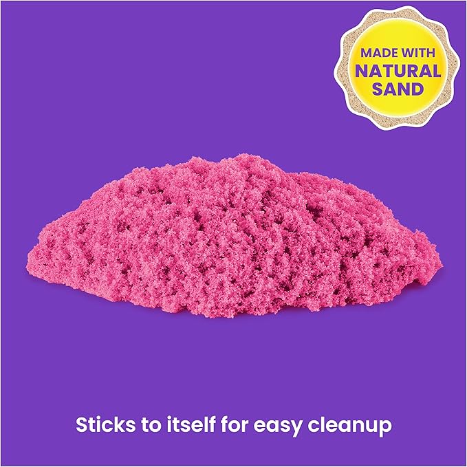 Kinetic Sand, Castle Containers 10-Color Pack of Play Sand for Party Favors, Goodie Bags, Sensory Toys for Kids Ages 3 and up