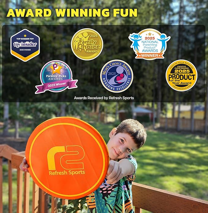 Fun Flying Toy for Kids, Teens & Adults - Beach Soft Disc - Durable Design Floats On Water - Use As A Pool Toy & Water Activity - Outdoor Toys & Stocking Stuffer Gifts For Kids All Ages Boys & Girls