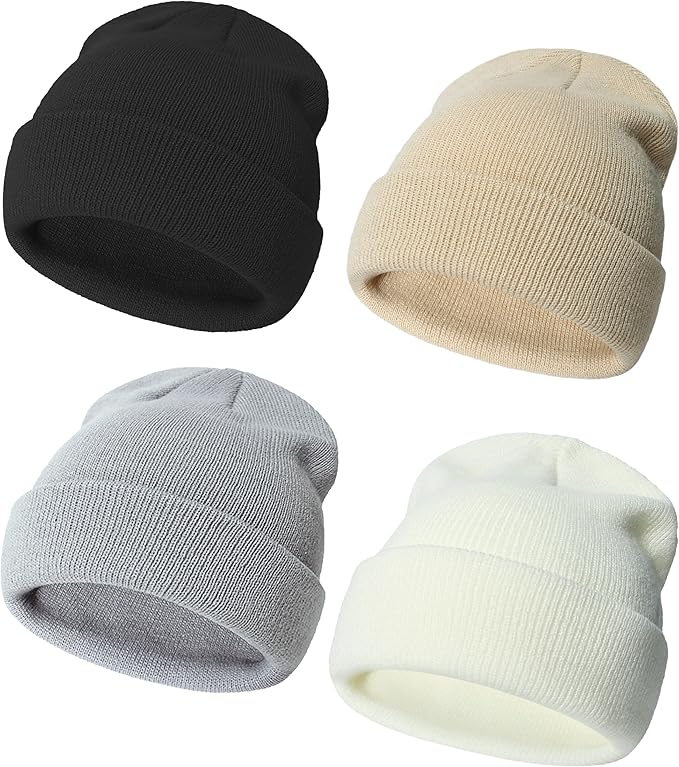 ENBAOHUI Baby Beanie Hat Newborn Winter Warm Knit Hat Kids Soft Beanie Cap Boys Girls Winter Warm Knit Hat