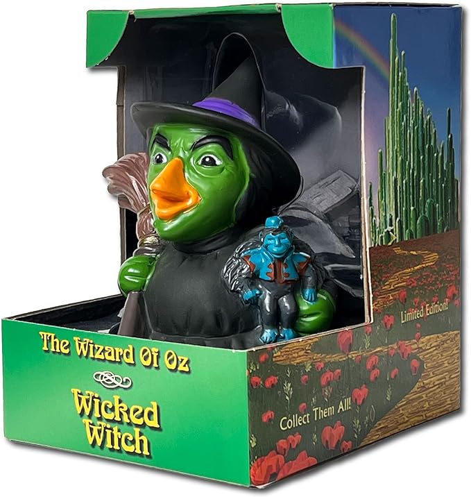 CelebriDucks - Wicked Witch - Floating Rubber Ducks - Collectible Bath Toy Gift for Kids & Adults of All Ages