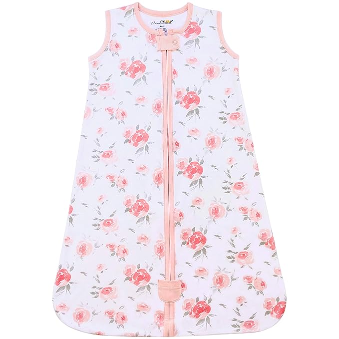 Mama Cheetah Baby Sleep Sack 2.5 TOG, Winter Baby Sleeping Bag with 2-Way Zipper, Organic Cotton Swaddle Transition Wearable Blanket for Boy Girl Infant Toddler, 12-18 Months, 1-Pack