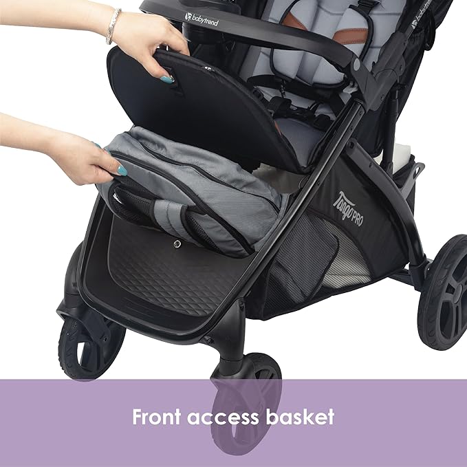 Baby Trend Tango PRO Travel System with Secure-Lift Infant Car Seat, Dash Black