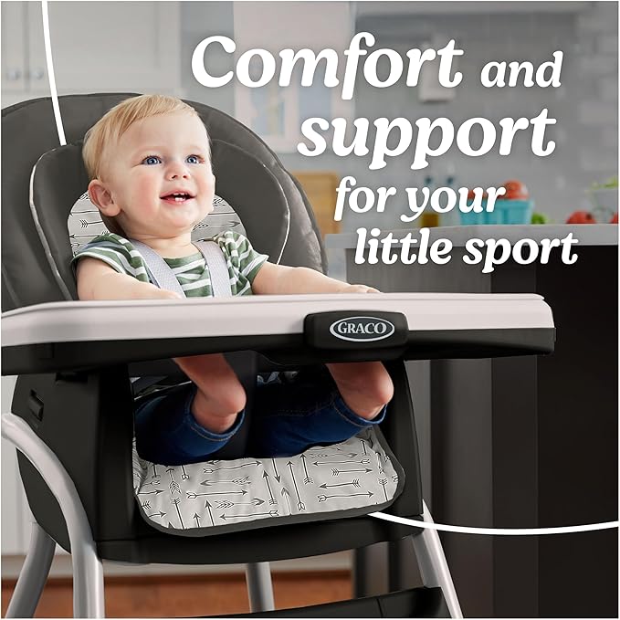 Graco® Table2Table LX 6-in-1 Highchair, Arrows with Infant Head Support & One-Hand Removable Tray