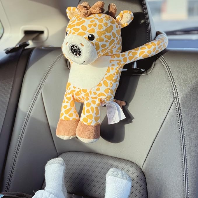 zooby Car Baby Monitor Helps Reduce Distracted Driving! Our Cuddly Plush Monitor That Babies Love Serves as a Soothing Companion for Baby so You Can Drive with Complete Peace of Mind - Bailey Bunny