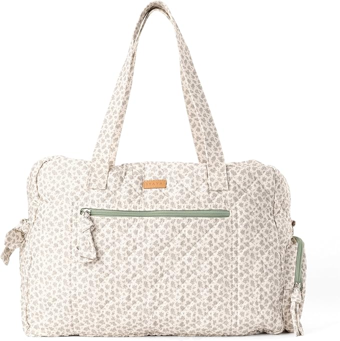 Staya Quilted Duffle Bag - Perfect Travel Companion, Quilted Weekender Bag for Women, (Sweet Pea)