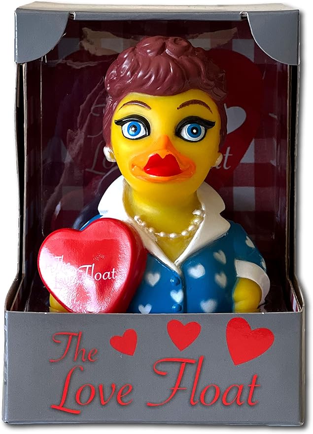CelebriDucks - The Love Float - Floating Rubber Ducks - Collectible Bath Toy Gift for Kids & Adults of All Ages