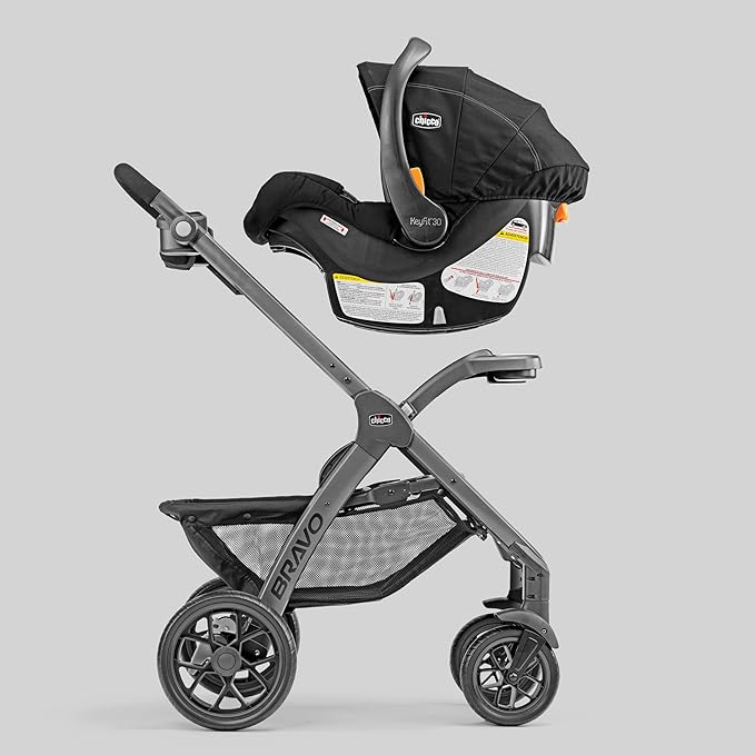 Chicco Bravo Sport Trio Travel System - Iron | Black