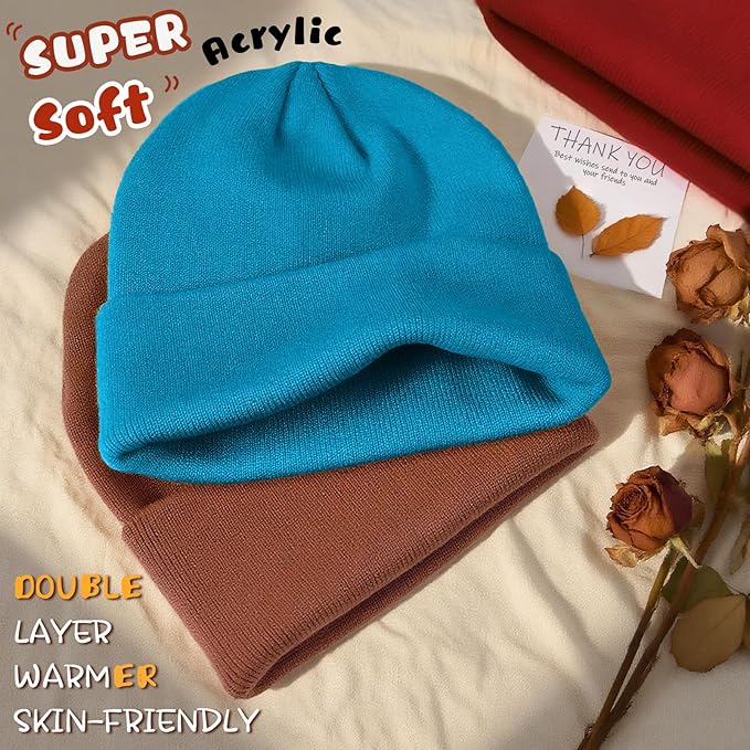 ZOORON Toddler Beanie Baby Boys Girls Beanies Kids Winter Hats Children Knit Warm Caps Soft Ski Hat