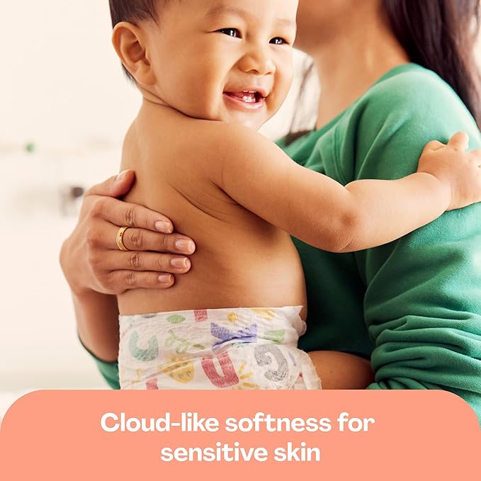 Hello Bello Premium Diapers Size 3, Honeysuckle Designs, 66ct Club Box, Hypoallergenic and Extra Absorbent