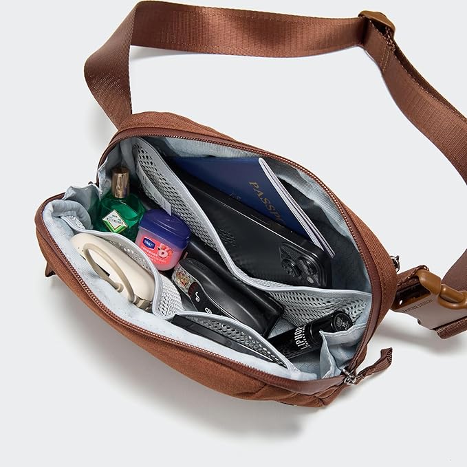 Pander Crossbody Sling Bag for Travel, Outdoor, and Everyday Use – Adjustable Strap, Lightweight Shoulder Bag