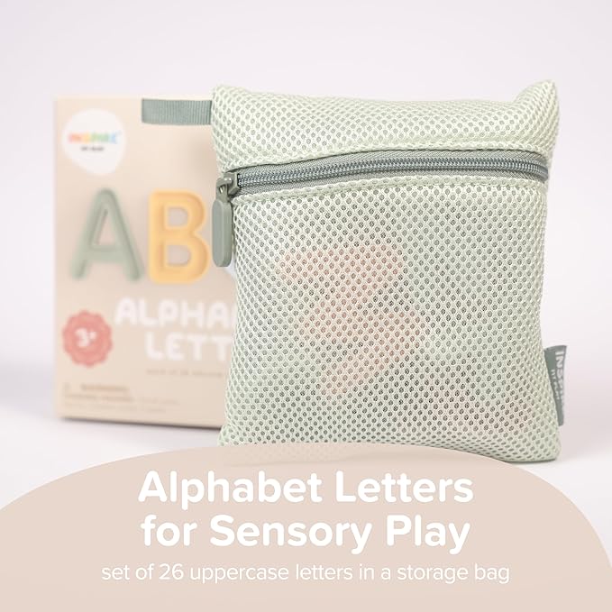Inspire My Play Uppercase Alphabet Letters for Kids - ABC Toys for 3 Year Olds - Sensory and Messy Play