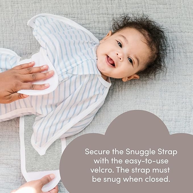 SleepingBaby Fleece Zipadee-Zip Transition Swaddle and Snuggle Strap Bundle - Roomy Baby Swaddle Blanket with Zipper Convenience and Wearable Blanket Accessory, Spice, Small (4-8 Month)