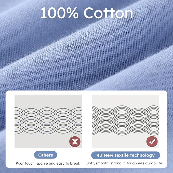 Yoofoss Baby Swaddles for Newborns 100% Organic Cotton, Adjustable Swaddle Sleep Sack 0-3 Months Newborn Swaddle Sack, Breathable Soft(Small)