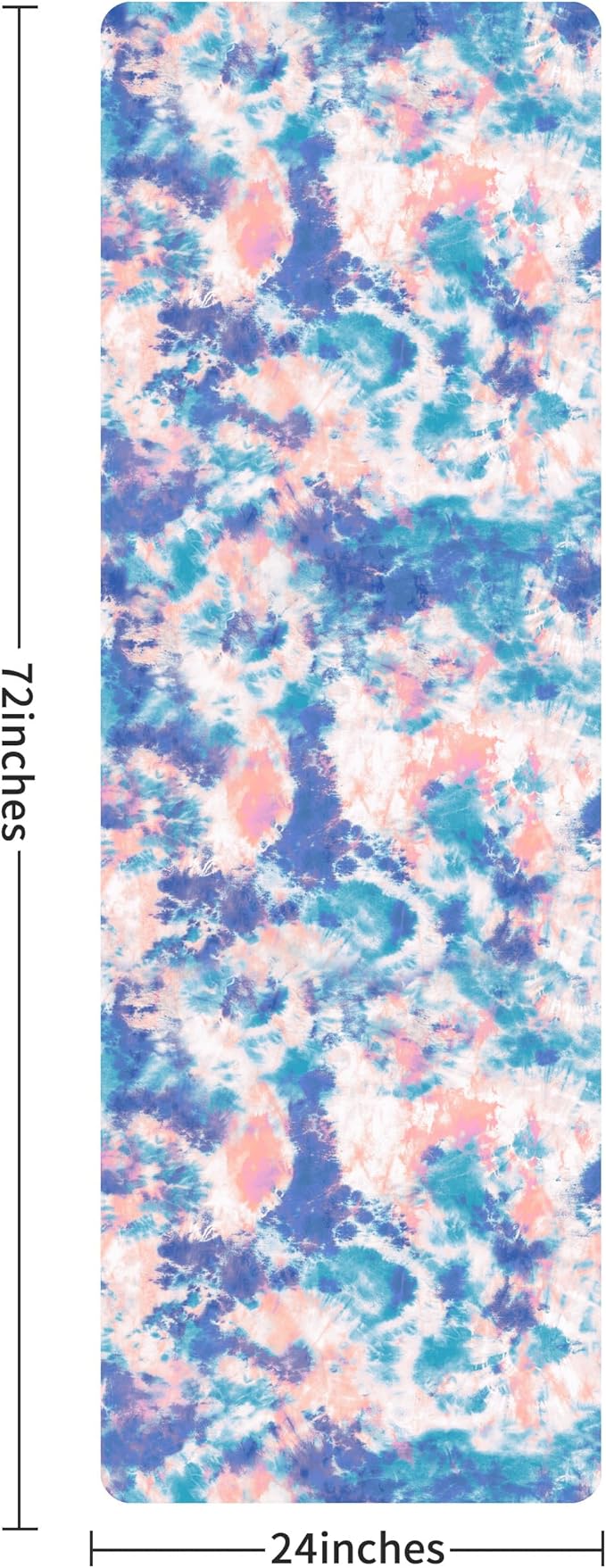 Non Slip Yoga Mat TPE Workout Mat for Men Women, Thick Workout Mat with Carrying Strap, Fitness Mats for Exercise, Yoga, Fitness, Pilates, Floor Workouts (72" x 24" x 6mm)