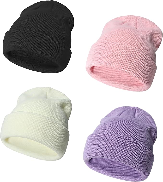 ENBAOHUI Baby Beanie Hat Newborn Winter Warm Knit Hat Kids Soft Beanie Cap Boys Girls Winter Warm Knit Hat