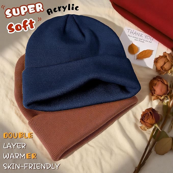 ZOORON Toddler Beanie Baby Boys Girls Beanies Kids Winter Hats Children Knit Warm Caps Soft Ski Hat