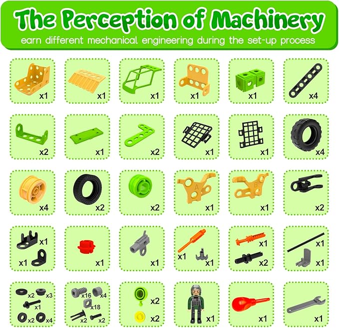 HOMETTER Dinosaur Building Toys, STEM Learning Toys, Construction Engineering Kit for Kids, Creative Set Capturing Dinosaurs Game Christams Ideas Gift for Boys Age 4 5 6 7 8 9 10+ Years Old