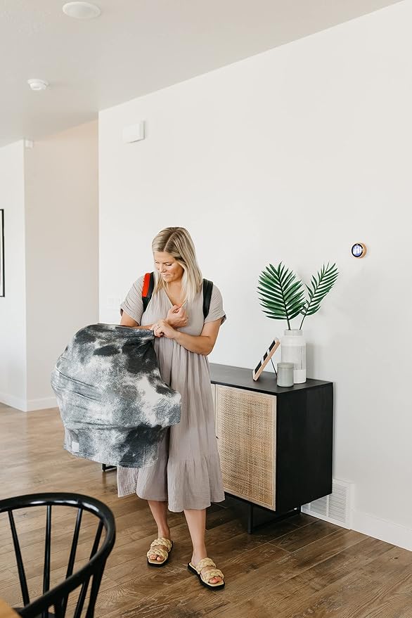 Copper Pearl Multi-Use Cover: Car Seat Covers, Nursing Cover, and Stroller Cover for Sun - Stretchy Fabric, All-Season Use, Stylish Designs, Easy Access for Moms - Thrasher