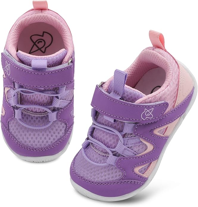 LeIsfIt Baby Shoes Boys Girls First Walking Shoes Non-Slip Toddler Breathable Sneakers Infant Sneakers