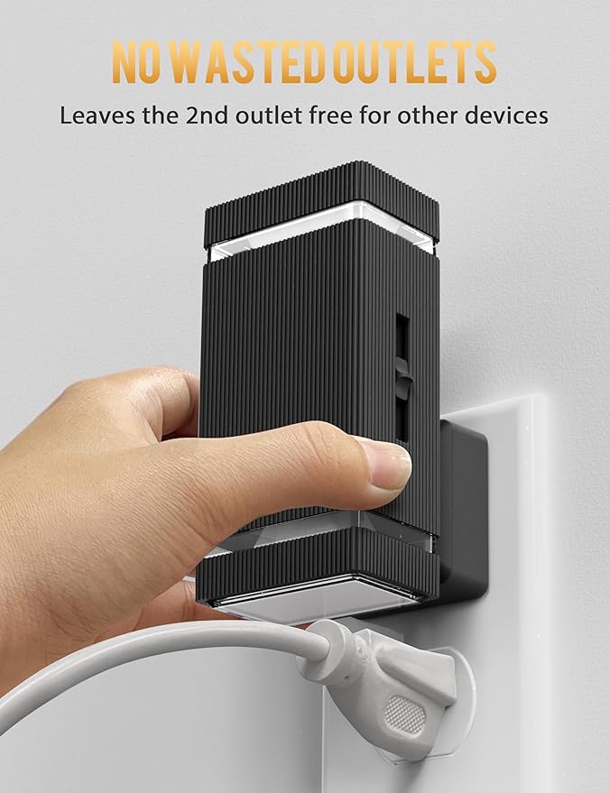 DORESshop Dimmable LED Night Light Plug in [4 Pack], Night Lights Plug into Wall with Dusk-to-Dawn Sensor, 0-100lm Bright Nightlights with Light Sensor for Adults, Hallway, Bedroom, Stairway