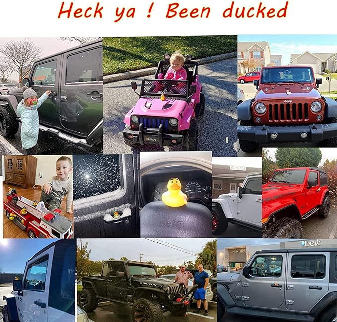 XY-WQ Rubber Duck 50 Pack for Jeeps Bath Toy Assortment - 2.3 Inch Bulk Floater Duck for Kids - Baby Showers Accessories - Party Favors, Birthdays, Bath Time, and More (50 Varieties)