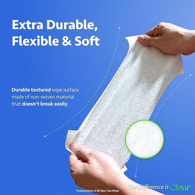 Baby Wipes Bulk, Unscented Wet Wipes for Sensitive Skin, Large Soft Durable & 99% Water, Gentle Hypoallergenic for Babies & Adults, Vitamin E and Aloe, Flip Top Lid, 3 Pack (240 Wipes)