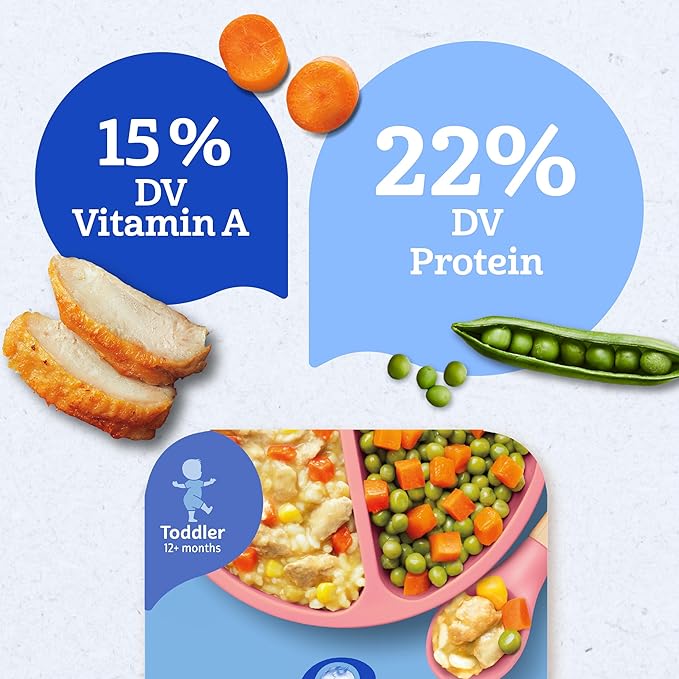 Gerber Toddler Food, Yellow Rice & Chicken, Mealtime for Toddler, 8PK