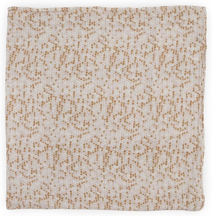 Little Unicorn Premium Cotton Swaddle Baby Blanket | Breathable Fabric | for swaddling, Play, Nursing & More (Honeycomb)