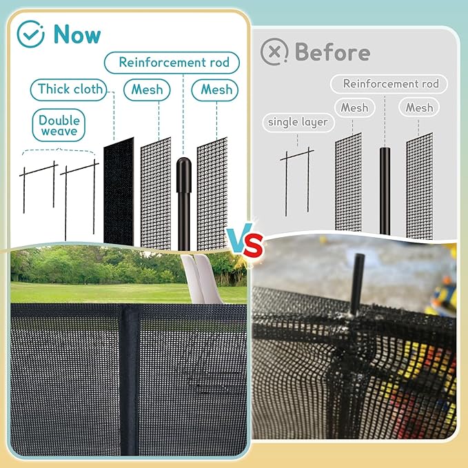 180'' Retractable Baby Gates Extra Wide,42" Extra Tall Retractable Dog Gate for Doorways,Safety Upgrade 15 Foot Extra Long Retractable Baby Gate for Stairs, Black Indoor/Outdoor Retractable Gate