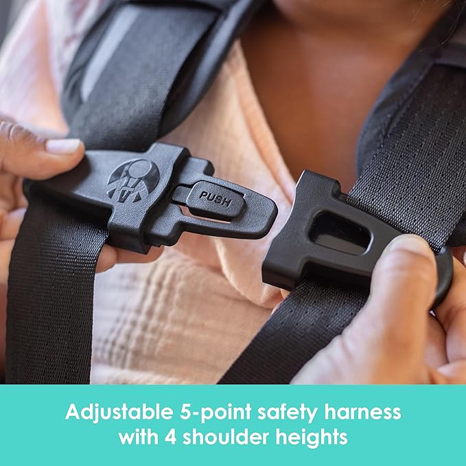 Baby Trend Hybrid SI 3-in-1 Combination Booster Car Seat with Side Impact Protection, Dash Orchid