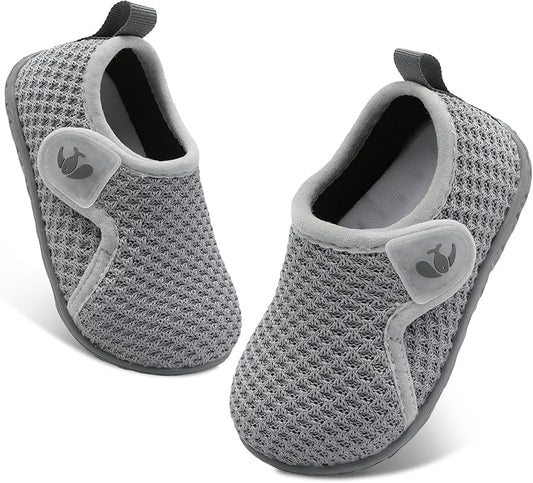 FEETCITY Baby Boys Girls First Walking Shoes Infant Sneakers Crib Shoes Breathable Lightweight Slip On Shoes