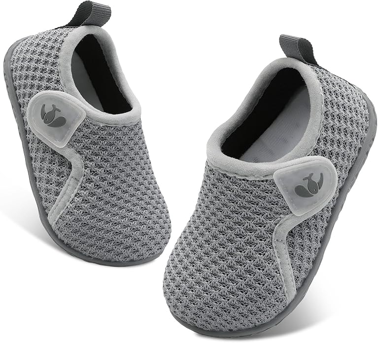 FEETCITY Baby Boys Girls First Walking Shoes Infant Sneakers Crib Shoes Breathable Lightweight Slip On Shoes