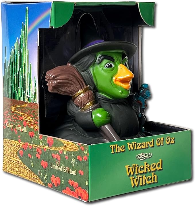 CelebriDucks - Wicked Witch - Floating Rubber Ducks - Collectible Bath Toy Gift for Kids & Adults of All Ages