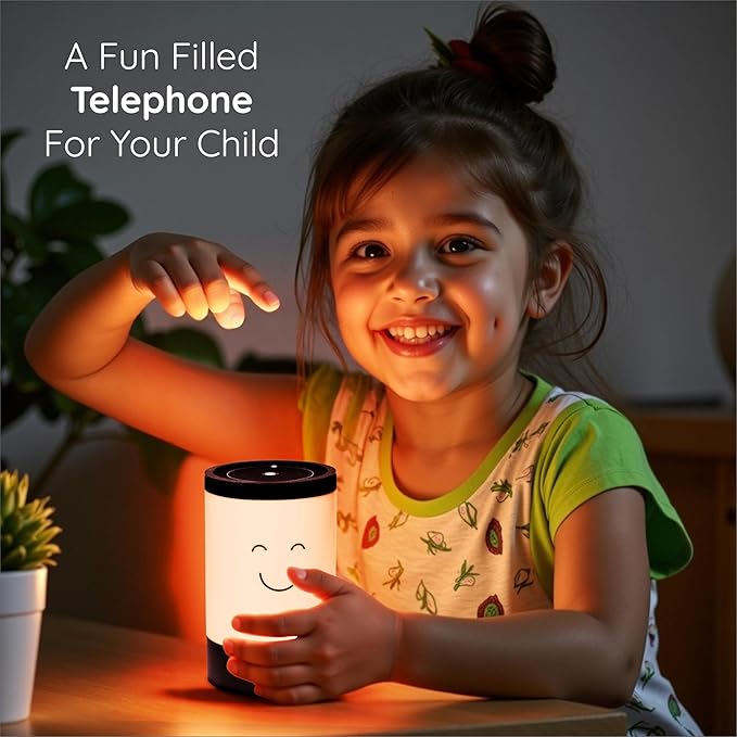 Telepathy Voicy – The Magical, Screen-Free, Color & Voice Messenger for Children, Tech Gift for Kids That Keeps Them Connected with Friends & Family. Bedside Lamp with Colors & Voice (Ages 3-14)