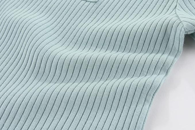 Kiddiezoom Newborn Baby Unisex Cotton One-Piece Bodysuits Baby Gift 5-Pack Baby Clothes