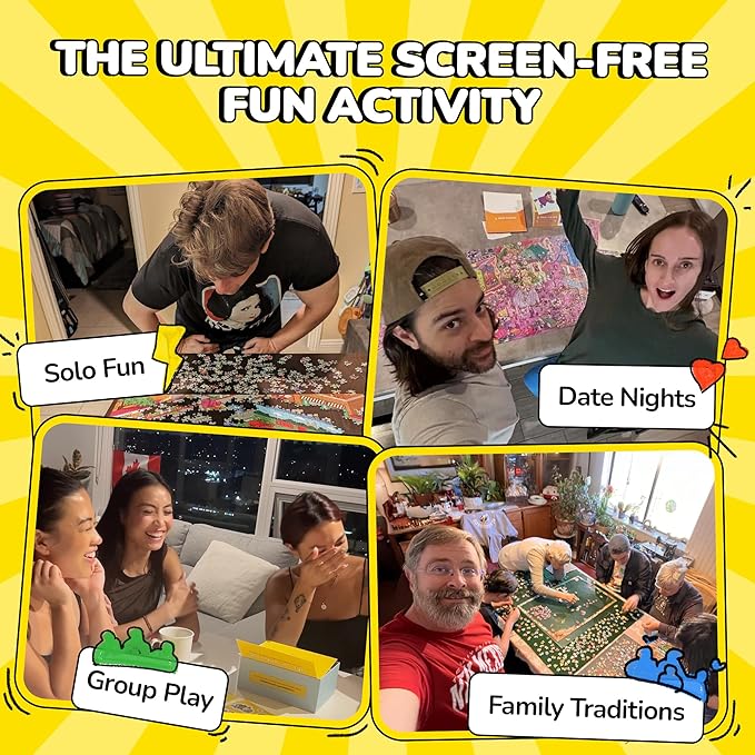 Odd Pieces Jigsaw Puzzles 1000 Pieces with Storytelling Comics, Secret Ending, Puzzle for Mystery Adults & Kids - 19.7'' x 27.6'' Frameable Magic Puzzle Art (Beyond The Kelp)