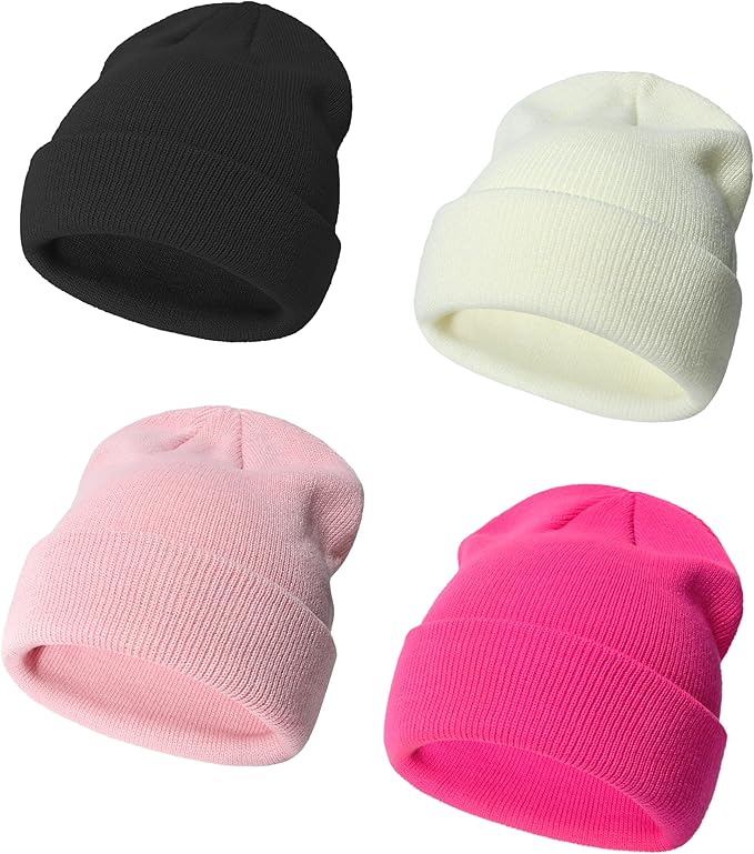 ENBAOHUI Baby Beanie Hat Newborn Winter Warm Knit Hat Kids Soft Beanie Cap Boys Girls Winter Warm Knit Hat