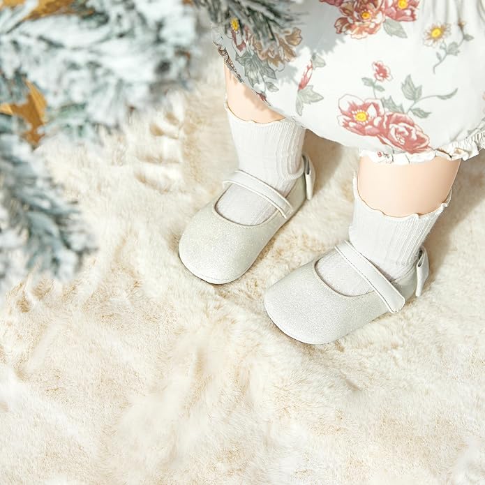 Soft Sole Baby Shoes - Infant Baby Walking Shoes Moccasins Rubber Sole Crib Shoes