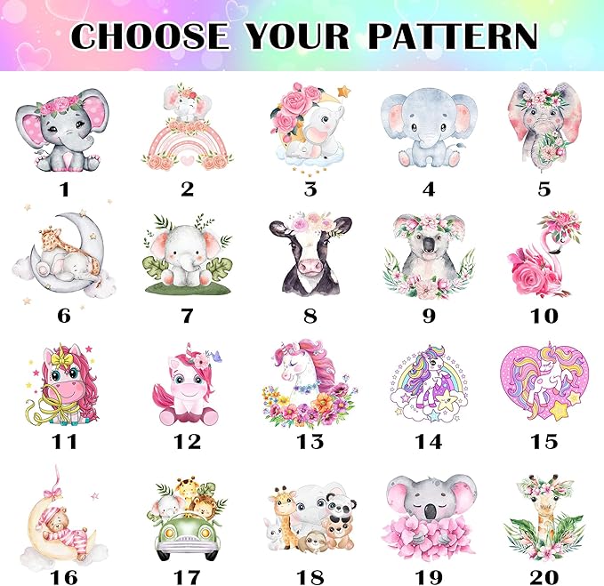 InterestPrint Personalized Baby Blanket with Customized Name - Cute Animals Design for Birthday Gift - Unique Custom Blanket for Baby Girl, Daughter, or Niece