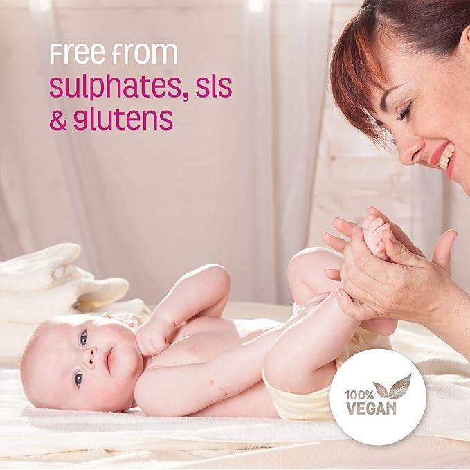 Nature's Baby Organics Baby Oil Soothing & Hydrating Shower Oil No Mineral Oil & NonGreasy Soft & Healthy Skin Massage Oil for Newborn & Kids Sunflower & Olive Oil Mandarin Coconut (2