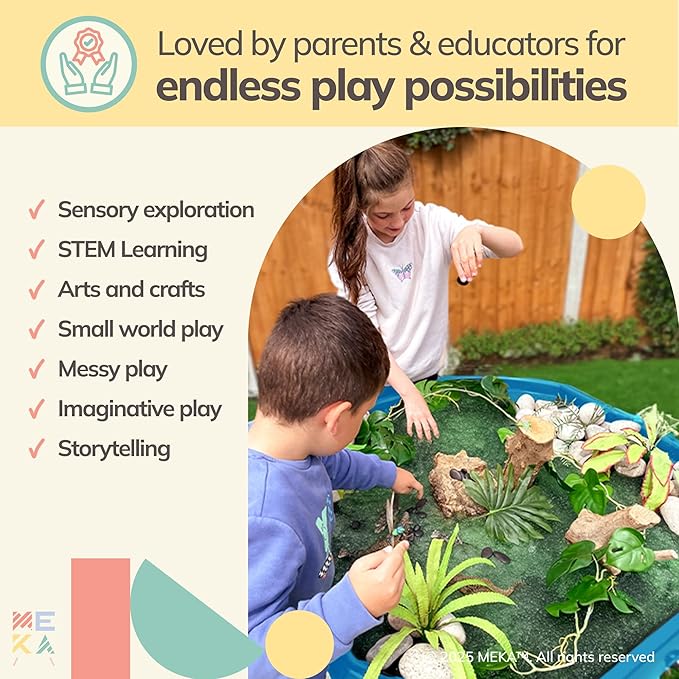 MEKA Tuff Tray Set for Sensory Play