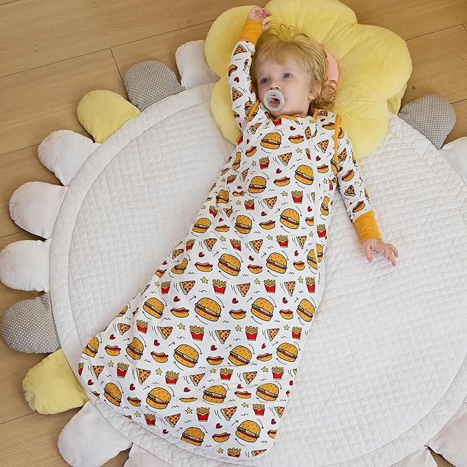 Bamboo Viscose Sleep Sack for Babies and Toddlers 1.0 Tog Wearable Blanket 2-Way Zipper Baby Shower Gifts